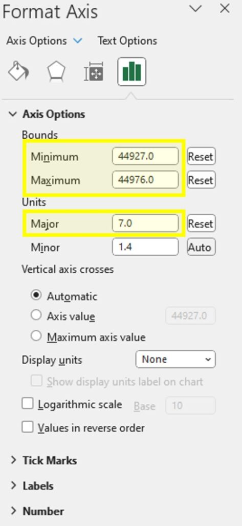 Gantt step by step